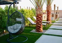 A modern vacation home in Desert Hot Springs, built in 2020 with 4 bd, 3 baths