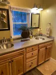Rustic cabin on 80 acres with access to hiking and ATV trails.