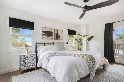 Luxurious Downtown Home w/King Beds, EV Charger, Fireplace & Smart TVs