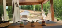 Nook by the Brook- Secluded Luxury Mountain Getaway/ Creek / Fire Pit/5 Min Lake