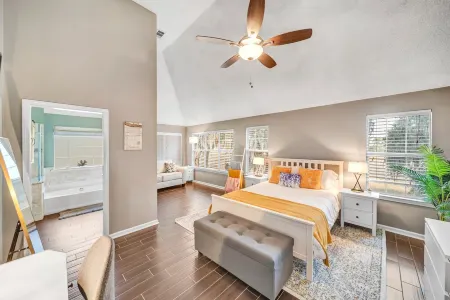 Retro Game Room and Upper Deck View - Charming Serene Haven