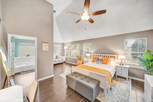 Retro Game Room and Upper Deck View - Charming Serene Haven