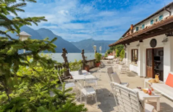Terrace on Orrido di Nesso Waterfall by Rent All Como