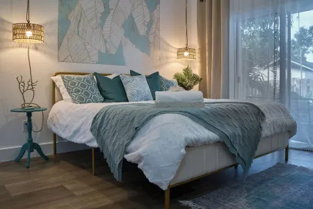 Lilly Pulitzer Inspired 75in TV 1.5 ml Beach Pet Friendly EV Charger Smart Home