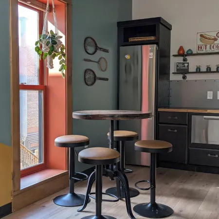 Downtown loft w/ game theme