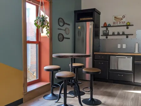 Downtown loft w/ game theme