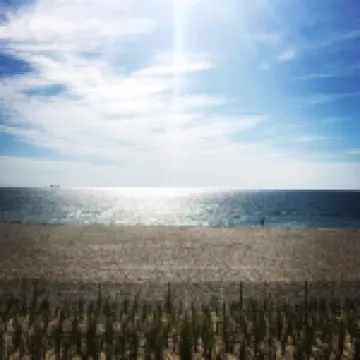 Private cottage at the entrance of Island Beach State Park