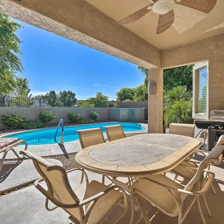 Play Pool, Grill Out! Group-Friendly Glendale Home