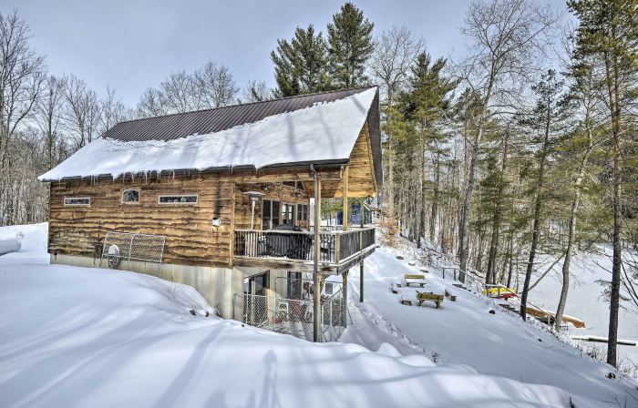 Adirondack Cabin on Private Lake Near Glenfield!