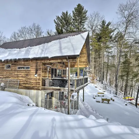 Adirondack Cabin on Private Lake Near Glenfield!