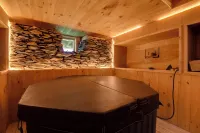 室內熱水浴缸：林肯峰上的糖布什度假屋 - Wi-Fi