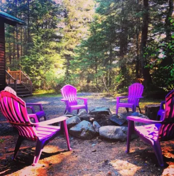 Private Cabin with Open Loft - Sleeps 3-6