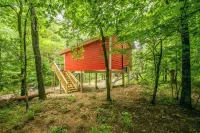 Pam's Treehouse Cabin #3 - Cozy Cabin Right on a Creek!