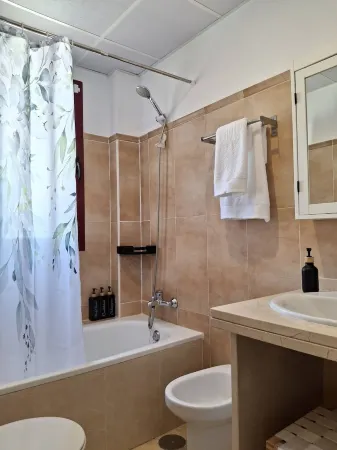 Charming penthouse ideal for couples. Overlooking the sea (800m and the mountains.