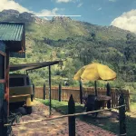 Hippie bus in the forest with mountain views - Hidden Forest Hotels in Sutatausa