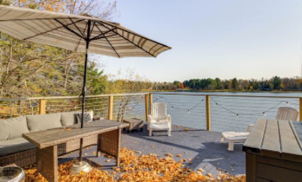 Waterfront Duluth Cabin w/ Deck & River View!
