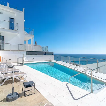 Holiday home with sea view, Nerja