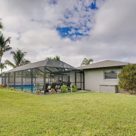 Screened Lanai & Pool: Remodeled Cape Coral Home!
