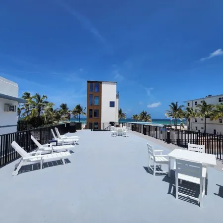 Beachfront with Private Pool ~ 1 Bedroom w/ King Bed & FREE PARKING at the Beach