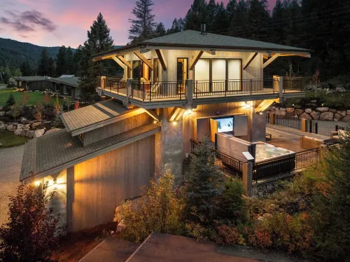 MTNLUX One of a Kind Fire Tower in Big Sky with hot tub & fitness/game room.