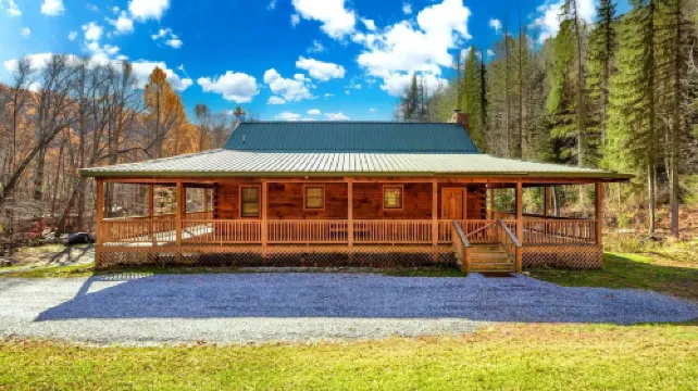 Charming Blue Ridge Cabin Private Pond and Waterfall Deer Haven by AvantStay