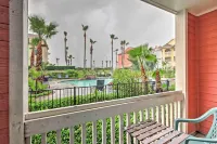 Oceanfront Galveston Condo Balcony and Pool Access!