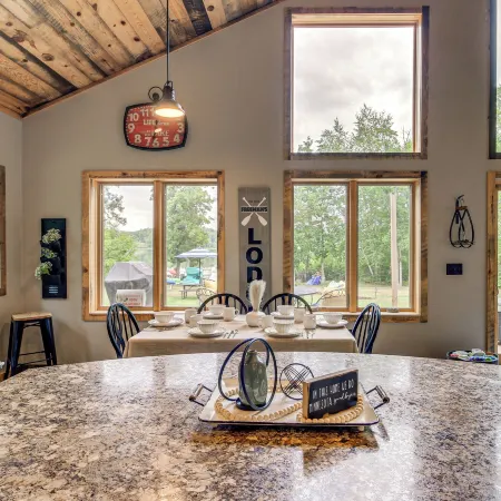 Modern Lakeside Chalet on Crow Wing Chain w/ Dock!