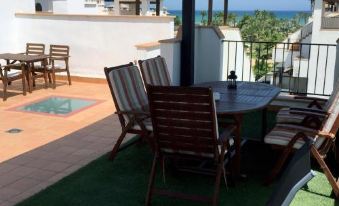Apartamento Venavera Playa Jardines de Nuevo Vera H2-2D Ático Primera Línea Wifi