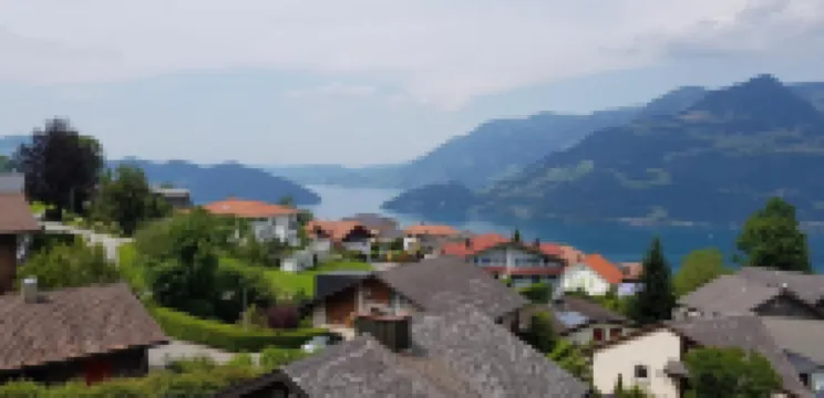 Elfe-Apartments: Studio for 2 Adults, Balcony with Lake and Mountain View