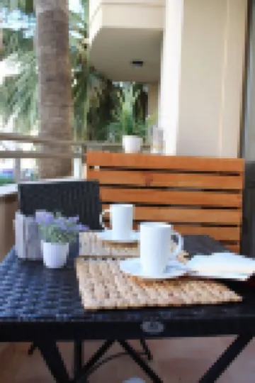 Arrive near the beach & feel good.