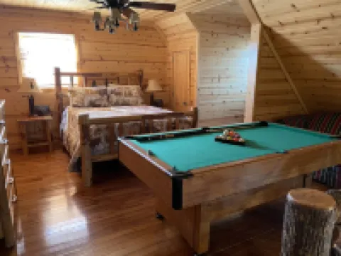 Ms Natalie Cabin on the Lake with Water Trampoline