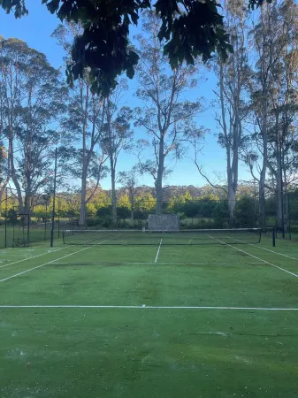 Misty farm in the mist in the hills among the wild life and the stars at night