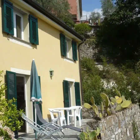 Quiet with view of the Tigulio Gulf and Santa Margherita Ligure.