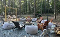 Mystic Woods, Ultimate Glamping 3 Tents, Sauna, 2 hot tub, & 3 firepits