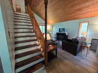 Snowmobile-Friendly Cabin Half Mile from Tri-County Corridor w/ Trailer Parking