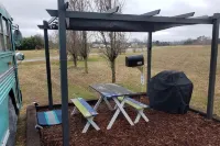 Skoolie Glamping