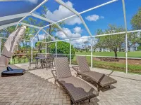 Pristine Luxury Heated Pool Home on the Golf Course Hotels in Lely