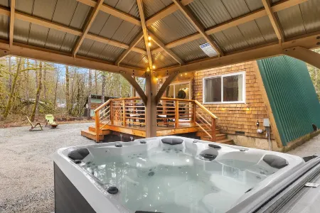 Wild Dog Cabin located on Highway 2 - Only 25 min to Steven's Pass!