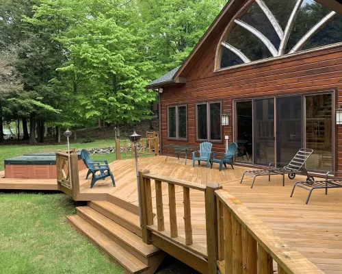 Adirondack Waterfront Lodge Close to Old Forge with A/C and Heated Garage Hotels in Webb