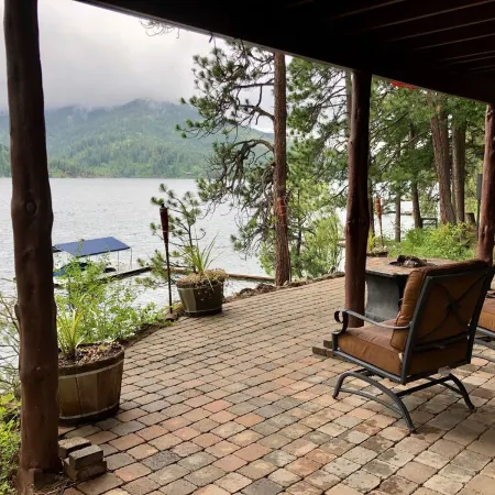 Pine View Cabin: Rustic Hayden Lake Cabin with Bunkhouse and Private Dock