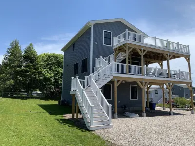 Coastal Paradise! Stunning Water Views, Steps From Beach, Perfect Family Getaway Hotels near Roger Wheeler State Beach