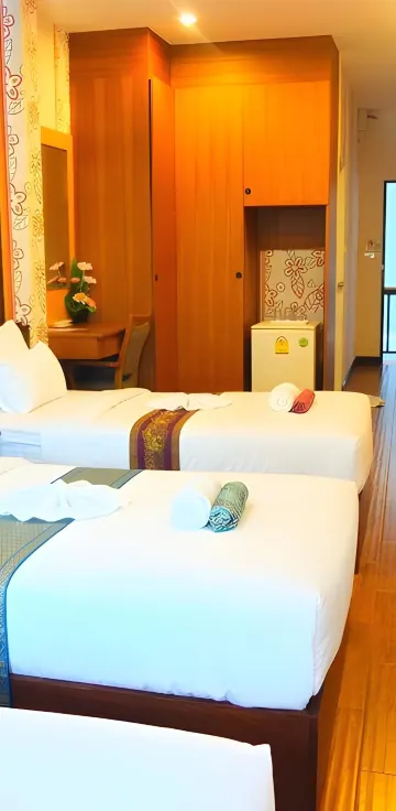 ห้องพักสำหรับ 3 ท่านพร้อมเตียงเดี่ยว 3 หลัง