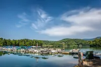 Charming Cabin with Creek and Scenic Deck - Stylish Escape