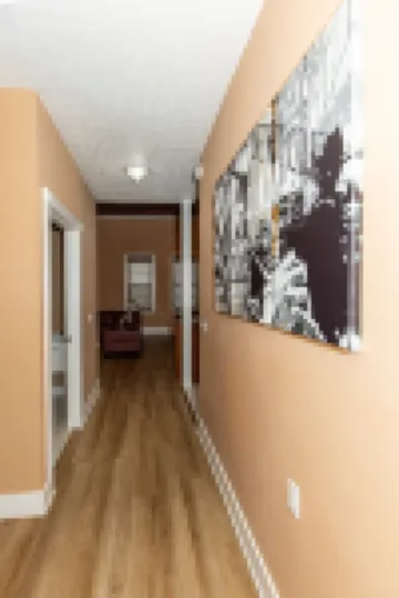 Large Kitchen and Living Space - Inviting Urban Oasis