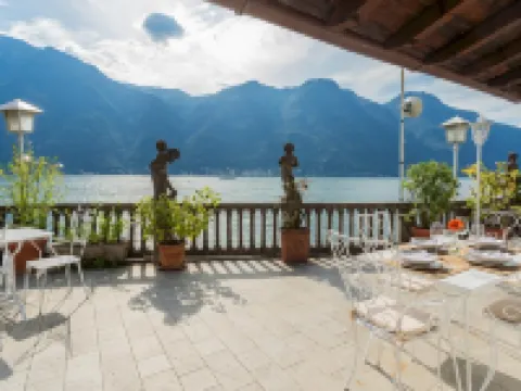 Terrace on Orrido di Nesso Waterfall by Rent All Como Hotels in Nesso
