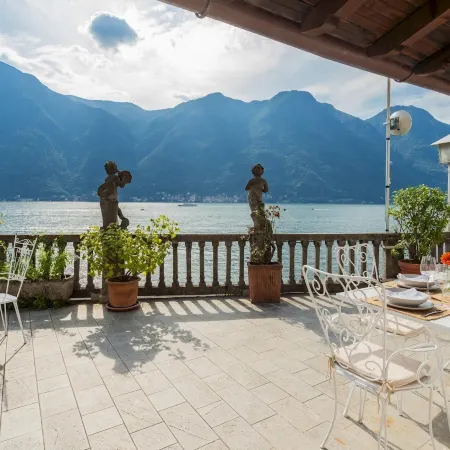 Terrace on Orrido di Nesso Waterfall by Rent All Como