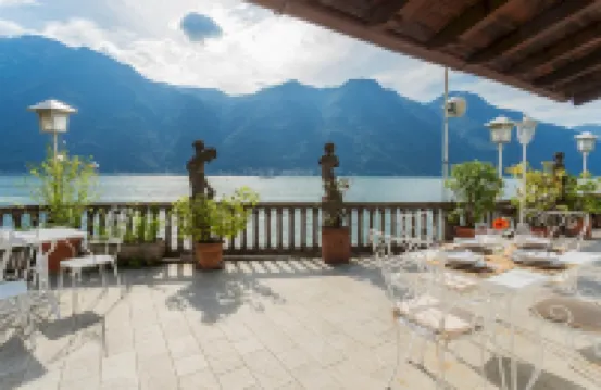 Terrace on Orrido di Nesso Waterfall by Rent All Como