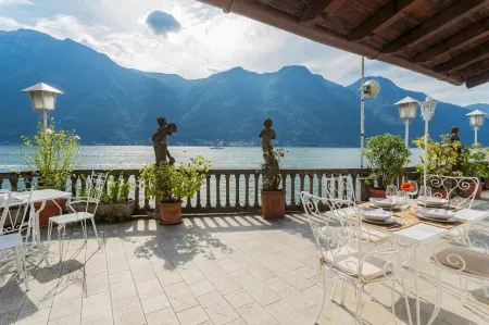 Terrace on Orrido di Nesso Waterfall by Rent All Como