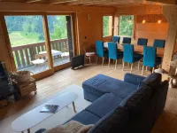 Chalet in Rossiniere Near Glacier & Lake
