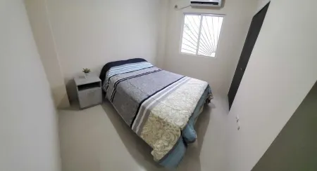 Very nice apartment close to airport. Safe with gated community